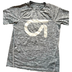GAP Kid’s Preteen Drifit Short Sleeved Athletic Grey Top, Youth XXL -13/14 Years